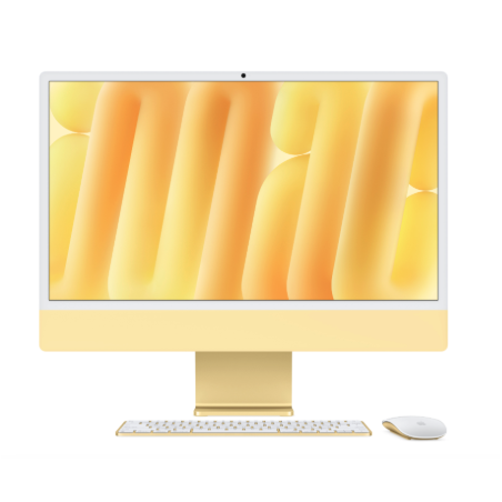 iMac 24" M4 4,4 Ghz 16Go RAM 256Go SSD (2024) Jaune - Grade Premium