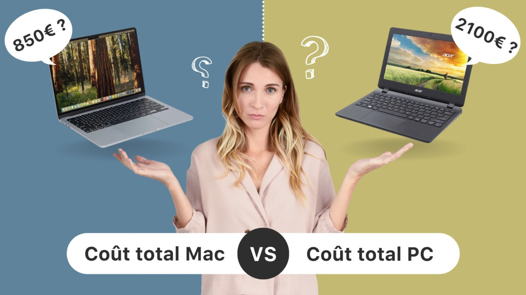Quel est le coût total d'un Mac vs d'un PC